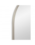 Зеркало арочной формы в серебряной раме Arch M Silver (Арч) Smal 60*97 см в интернет-магазине зеркальной мастерской ЗЕРКАЛА-М фото 1 